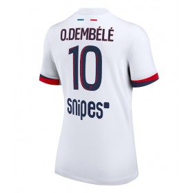 Dámské fotbalový oblečení Paris Saint-Germain Ousmane Dembele #10 Venkovní košile 2025-26 Krátkým Rukávem